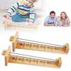 2 PCS Stick and Ball Game, Shoot The Moon Games Funny Interactive Tabletop Game Steel Ball Rolling Games, Endurance Balance Development Game Family Party Board Games Retro Toys for Teens Adults (Wood) view 1