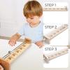 2 PCS Stick and Ball Game, Shoot The Moon Games Funny Interactive Tabletop Game Steel Ball Rolling Games, Endurance Balance Development Game Family Party Board Games Retro Toys for Teens Adults (Wood) view 3