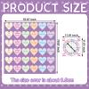 Hollowfly 2 Pcs Valentine Day Games for Kids Valentine Conversation Heart Party Bending and Twist Game with Bright Colors Conversation Hearts Game Mat Spinner for Valentine Day Party Classroom School view 2