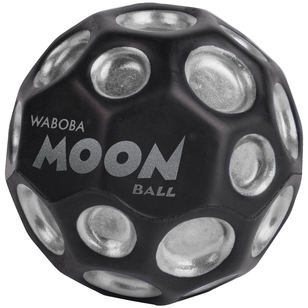 Waboba Moon Ball Dark Side of The Moon Hyper Bouncy Ball - All Ages Extreme Bounce and Fun - Super High Bouncing Ball Perfect for Active Play and Outdoor Games