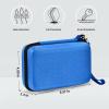 Againmore Hard Case Compatible with Analogue Pocket Handheld Game Console, Portable Mini Game Player Storage Bag for Video Games Cards, Charging Cable and Accessories (Box Only) (Blue) view 4