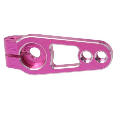 BrewJa 5Pieces Aluminum Alloy 25T Servo Horn Arms 31mm Compatible with 1/10 TRX4 Sakura D4 RC Cars Drift Crawler Universal Accessories Parts (Color : Pink)