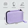 Againmore Hard Case Compatible with Analogue Pocket Handheld Game Console, Portable Mini Game Player Storage Bag for Video Games Cards, Charging Cable and Accessories (Box Only)-Purple view 4