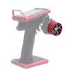 JOYSOG Metal Transmitter Hand Wheel for Flysky Noble NB4 X6 X4 MT44 4PX 7PX RC4GS RC6GS W Fly X9 RC Transmitter Steering Wheel Trigger Update Parts (red) view 2
