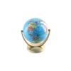 Leadigol 12cm World Globe with Stand, World Globe with Round base,360 Horizontal Rotation World Map with Clear Text Markings,Political Map Classroom Learning,Blue view 1