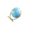 Leadigol 12cm World Globe with Stand, World Globe with Round base,360 Horizontal Rotation World Map with Clear Text Markings,Political Map Classroom Learning,Blue view 4