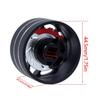 JOYSOG Metal Transmitter Hand Wheel for Flysky Noble NB4 X6 X4 MT44 4PX 7PX RC4GS RC6GS W Fly X9 RC Transmitter Steering Wheel Trigger Update Parts (Black) view 4