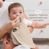 Comfy Cubs Muslin Burp Cloths 20" x 10", Pack of 6 - Large, 6-Layer, Ultra Absorbent 100% Cotton for Baby Drool and Messes - Soft, Safe & Gentle Baby Burp Cloths Set for Boys & Girls - Sand view 4