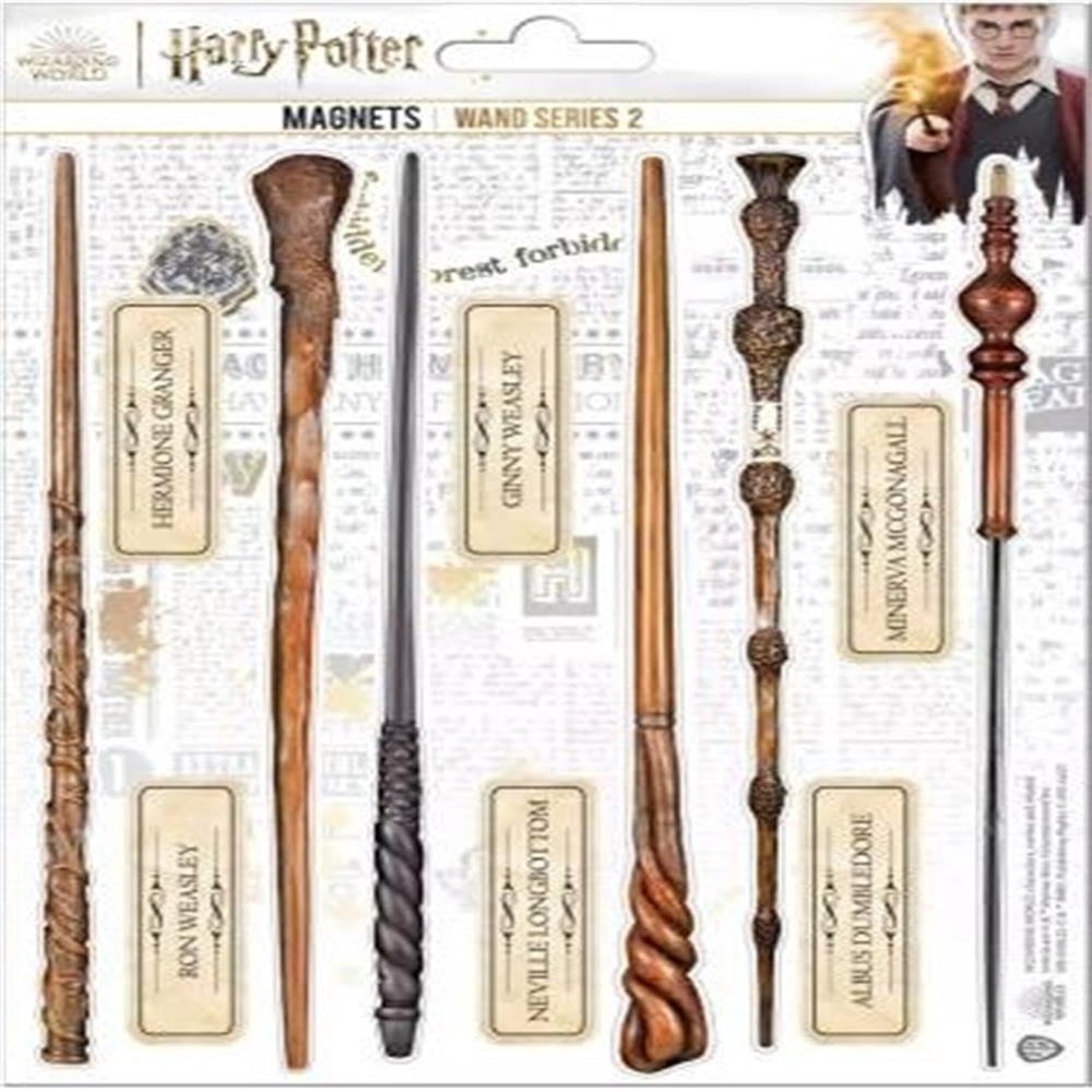Harry Potter Foam Cushion Magnets Wands