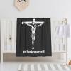 FULVO Baby Blanket Jesus Loves You But I Don't Go Fuck Yourself Baby Swaddle Blankets 30"X 40" Blanket Shower Gifts Toddler Bedding view 1