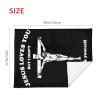 FULVO Baby Blanket Jesus Loves You But I Don't Go Fuck Yourself Baby Swaddle Blankets 30"X 40" Blanket Shower Gifts Toddler Bedding view 3