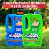 JOYIN 2 Bottles Bubbles Refill Solutions 64 oz (up to 5 Gallon), Concentrated Solution for Bubble Machine, Gun, Wand Refill Fluid Summer, Easter Toys (Blue+Green) view 2
