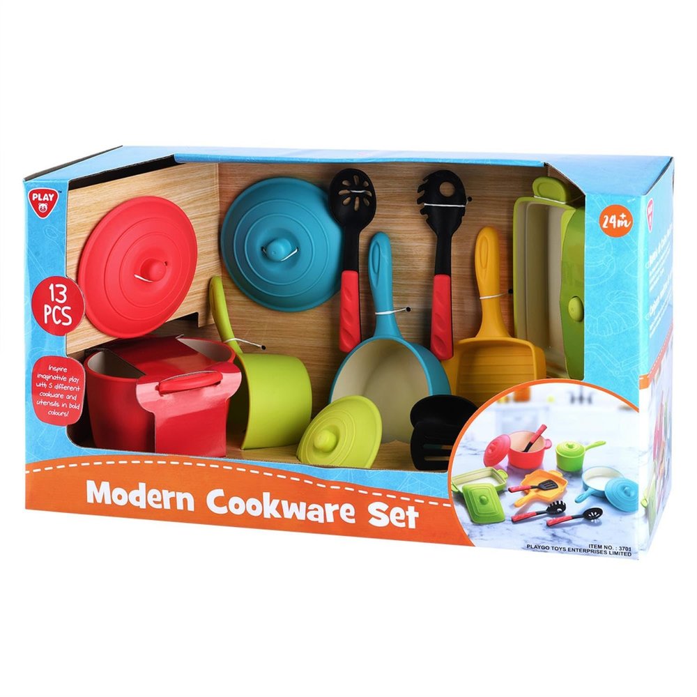Modern Cookware Set - 13 Pieces