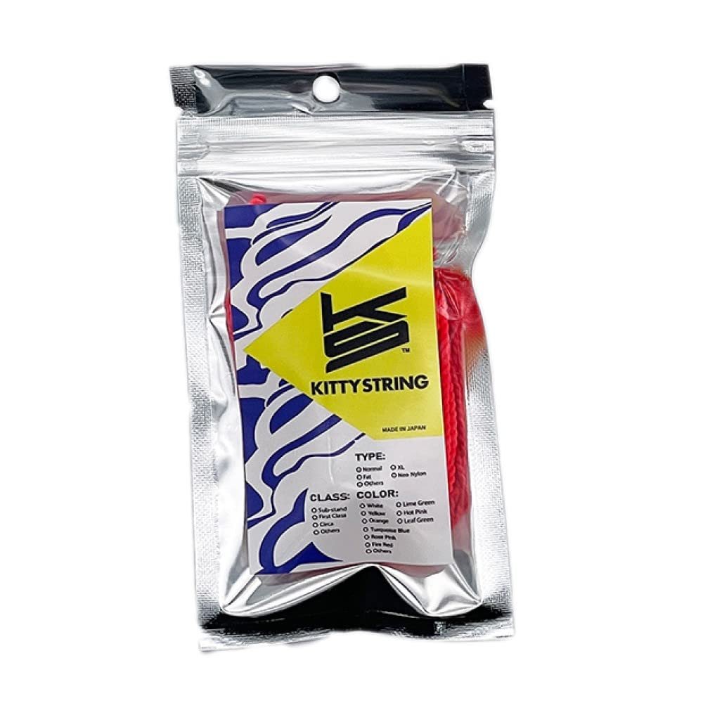 Kitty String First Class Pack of 10 Yo-Yo String - Normal YoYo String (Hot Pink)