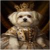 Havanese Royal Princess Jigsaw Puzzle 300/500/1000 Piece - Pet Royal Portrait Gift for Havanese Owner (1000pc (5075cm)) view 1