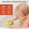 b&h Baby Bath Thermometer, The Infant Bath Floating Toy Safety Temperature Water Thermometer, Baby Bath Essentials (Diving-Goggles Duck) view 3