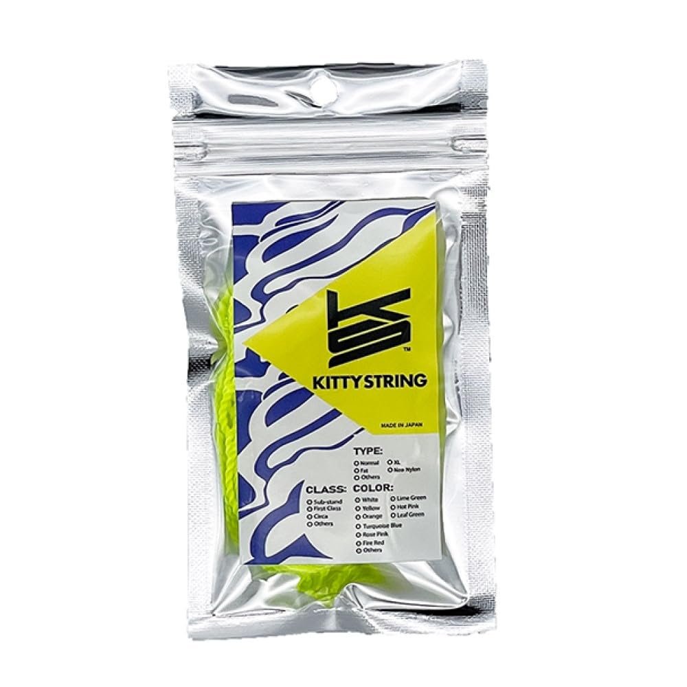 Kitty String First Class Pack of 10 Yo-Yo String - Fat YoYo String (Yellow)