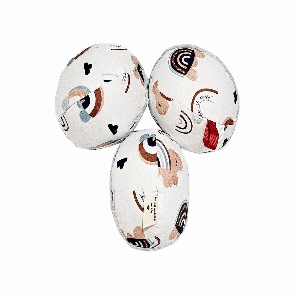 Handmade Mamaroo Balls Replacement Toy Balls for Mamaroo 4moms swing Removable Toy Balls with Crinkle Rattle Sounds
