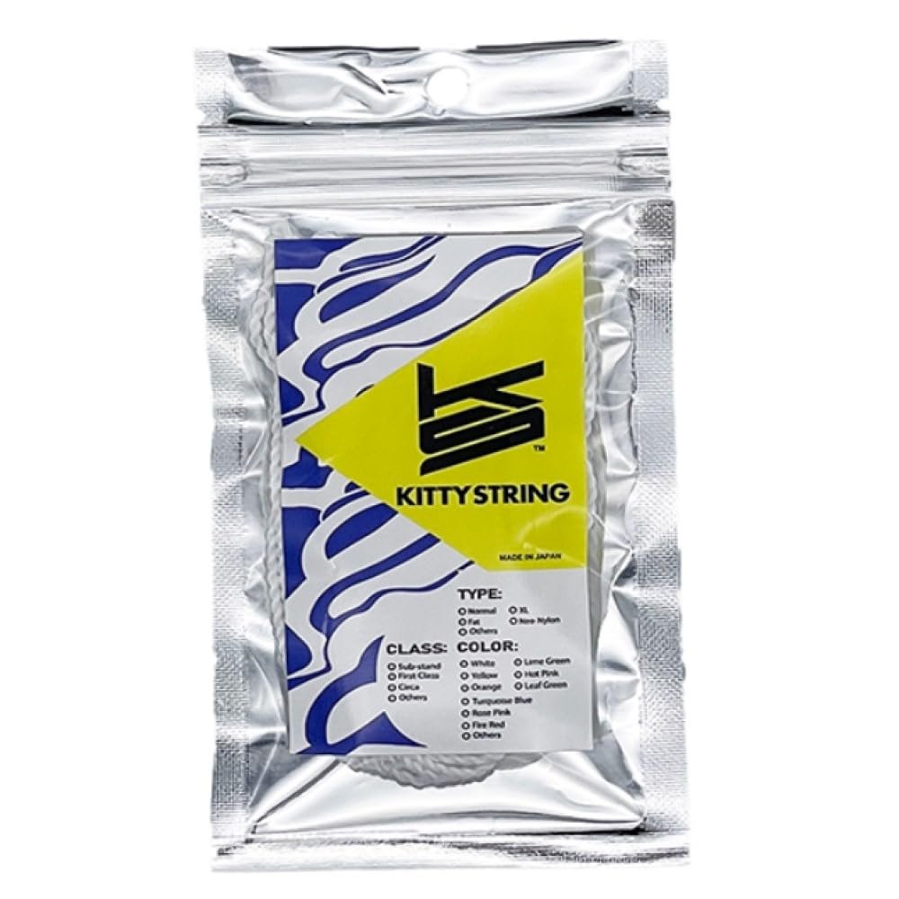 Kitty String First Class Pack of 10 Yo-Yo String - Fat YoYo String (White)
