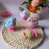 YUERFEILA Bunny and Jumping Chick Toys Easter Wind Up Chick Toys, Cute Chicken Hopping Windup Toy for Kids Toddlers Party Favors Goody Bag Fillers Gifts (Rabbit) view 2