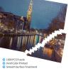 1000 Pc Jigsaw Puzzles for Adults, Gifts - 75cm X 50cm (29.5" X 19.7"), Christmas Landscape, City View view 3