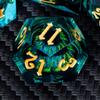 ARUOHHA DND Resin Dice Dragon Eye Dice Liquid Core Red Sharp Edged Dice Set with Gift Box, Polyhedral D and D Dice Set Role Playing Game D20 D12 D10 D8 D6 D4 view 4