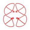 BayDe 4PCS Landing Gear/Guard Ring for / 2019/2020/ 2022/2022 V2 FIMI X8 SE Drone with Camera Accessories Spare Parts (Color : Guard Red) view 1