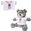 Its A Girl T Shirt for 6 to 10 Inch Stuffed Animals Plush Clothes Outfit Top Soft Dress Up Accessory Fits Teddy Bears Plushies Dolls view 1