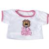 Its A Girl T Shirt for 6 to 10 Inch Stuffed Animals Plush Clothes Outfit Top Soft Dress Up Accessory Fits Teddy Bears Plushies Dolls view 3