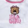 Its A Girl T Shirt for 6 to 10 Inch Stuffed Animals Plush Clothes Outfit Top Soft Dress Up Accessory Fits Teddy Bears Plushies Dolls view 4