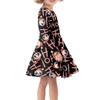 Xmas Santa Panda Black Long Sleeve Skater Dress for Girls 13 14 Flower Dress Twirly Dress Casual Swing Dress Party for Xmas Gift view 4