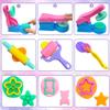 iShyan Dough Tools 36pcs Dough Play Tools Set for Kids with Dough Cutters,Roller,Rolling Pins,Dough Extruder view 3