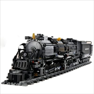 Badboy Steam Train Building Kit, Collectible Steam Locomotive Display Set, Large Train Set with Train Tracks, Top Present for Train Lovers (1608 PCS)