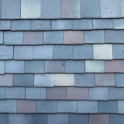 1:12th Scale Miniature Model Dollhouse + Diorama Roof/Wall Tiles Styrene Weathered Slate Grey 250 per bag