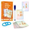 Alened Addition Flash Cards, Math Facts Flashcards 1-20, Manipulatives Games for Kindergarten, 1st, 2nd, 3rd, 4th, 5th, 6th Grade Kids Ages 4-12 view 1
