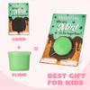 JOYIN 30 Packs Valentines Day Cards with Butter Slime, 6 Colors Slime Party Favors, Stress Relief Fidget Toys and Gift Cards for Kids Valentine's Day Classroom Exchange Prizes view 4