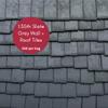 1:35th Scale Miniature Model Dollhouse + Diorama Roof/Wall Tiles Styrene Slate Grey 250 per bag view 2