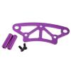 BrewJa 1 Set 102058 02009 122058 Aluminum Front Bumper Compatible with HSP 1/10th Scale Models 4WD Nitro RC Car RC Up Parts Remote Control Cars (Color : Purple) view 1