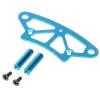 BrewJa 1 Set 102058 02009 122058 Aluminum Front Bumper Compatible with HSP 1/10th Scale Models 4WD Nitro RC Car RC Up Parts Remote Control Cars (Color : Purple) view 2