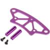 BrewJa 1 Set 102058 02009 122058 Aluminum Front Bumper Compatible with HSP 1/10th Scale Models 4WD Nitro RC Car RC Up Parts Remote Control Cars (Color : Blue) view 4