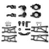 BrewJa Compatible with ZD Racing DBX-10 1:10 RC Car Parts Front Rear Suspension Arm C Seat Steering Cup Rear Wheel Seat Steering Servo Saver Complete (Color : Rear Wheel seat) view 2