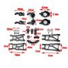 BrewJa Compatible with ZD Racing DBX-10 1:10 RC Car Parts Front Rear Suspension Arm C Seat Steering Cup Rear Wheel Seat Steering Servo Saver Complete (Color : Rear Wheel seat) view 3