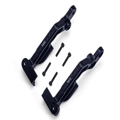Aluminum 7075 Rear Body Post Fixed Mount for Arrma 1:7 4WD Infraction 6S / Limitless All-Road / Infraction 6S V2 / Limitless V2 Upgrade Parts - Black