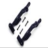 Aluminum 7075 Rear Body Post Fixed Mount for Arrma 1:7 4WD Infraction 6S / Limitless All-Road / Infraction 6S V2 / Limitless V2 Upgrade Parts - Black view 1