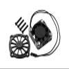Aluminum 6061 Motor Heatsink with Metal Frame Cooling Fan and Protective Cover for Arrma 1/10 Gorgon 4X2 Mega 550 Brushed Monster Truck-ARA3230 Upgrades - Black view 1