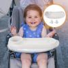 EXCEART Stroller Food Tray Removable Cup Holder Detachable Dining Tray for Easy to Install for Independent Eating view 3