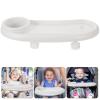 EXCEART Stroller Food Tray Removable Cup Holder Detachable Dining Tray for Easy to Install for Independent Eating view 4