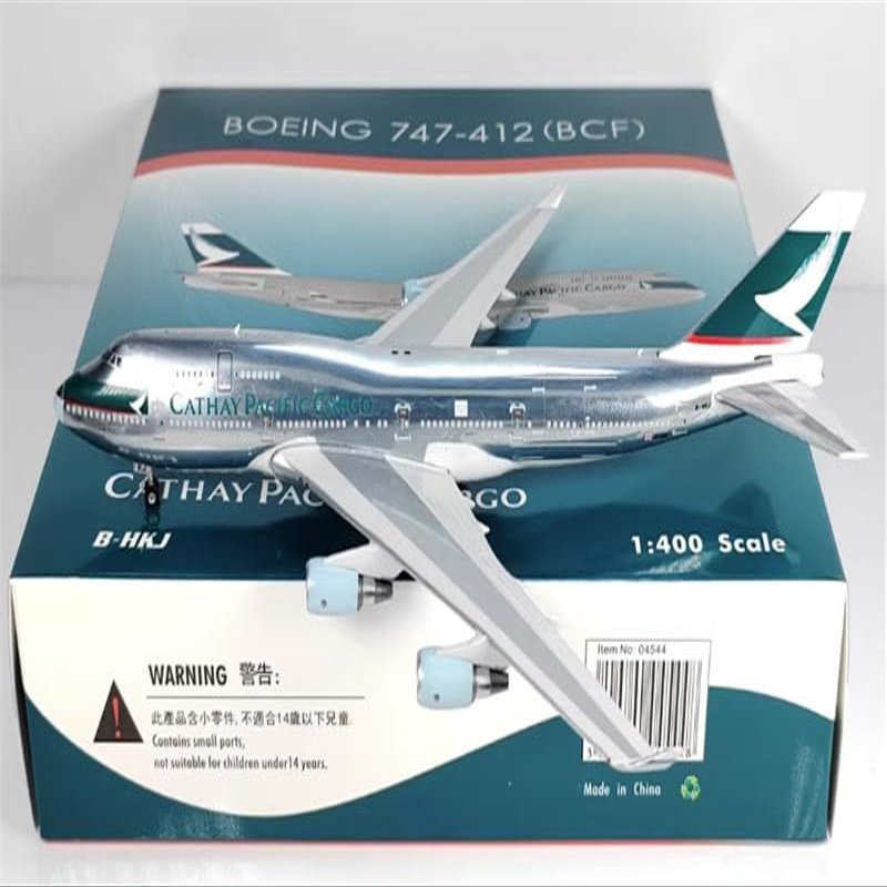 ACE HOBBY Phoenix for Cathay Pacific Cargo for Boeing 747-400 B-HKJ 1/400 Aircraft Pre-Built Model