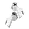 Aluminum 7075 Front Steering Block (Larger Inner Bearings) for Arrma 1/10 Gorgon 4X2 Mega 550 Brushed Monster Truck-ARA3230 Upgrades - Silver view 1
