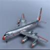 ACE HOBBY Inflight for American Airlines Convair CV-990 N5618 1/200 Aircraft Pre-Built Model view 4